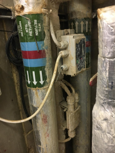 Corroded trace heating system