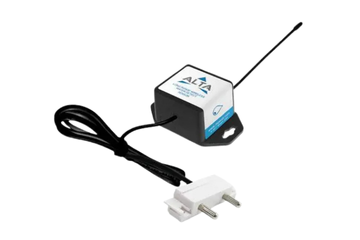 The Monnit ALTA Wireless Water Detect+ Sensors feature a spot detection probe on the end of the wire, which can be mounted above the ground to help prevent false alarms.