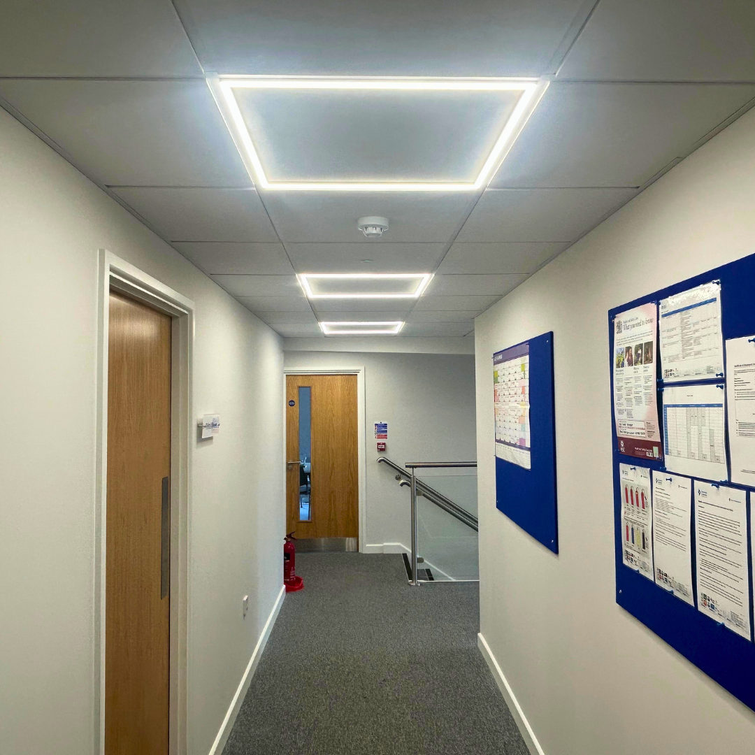 Installation of sensor driven smart lighting systems utilising low energy LED systems throughout our buildings to reduce electricity usage in unoccupied spaces.