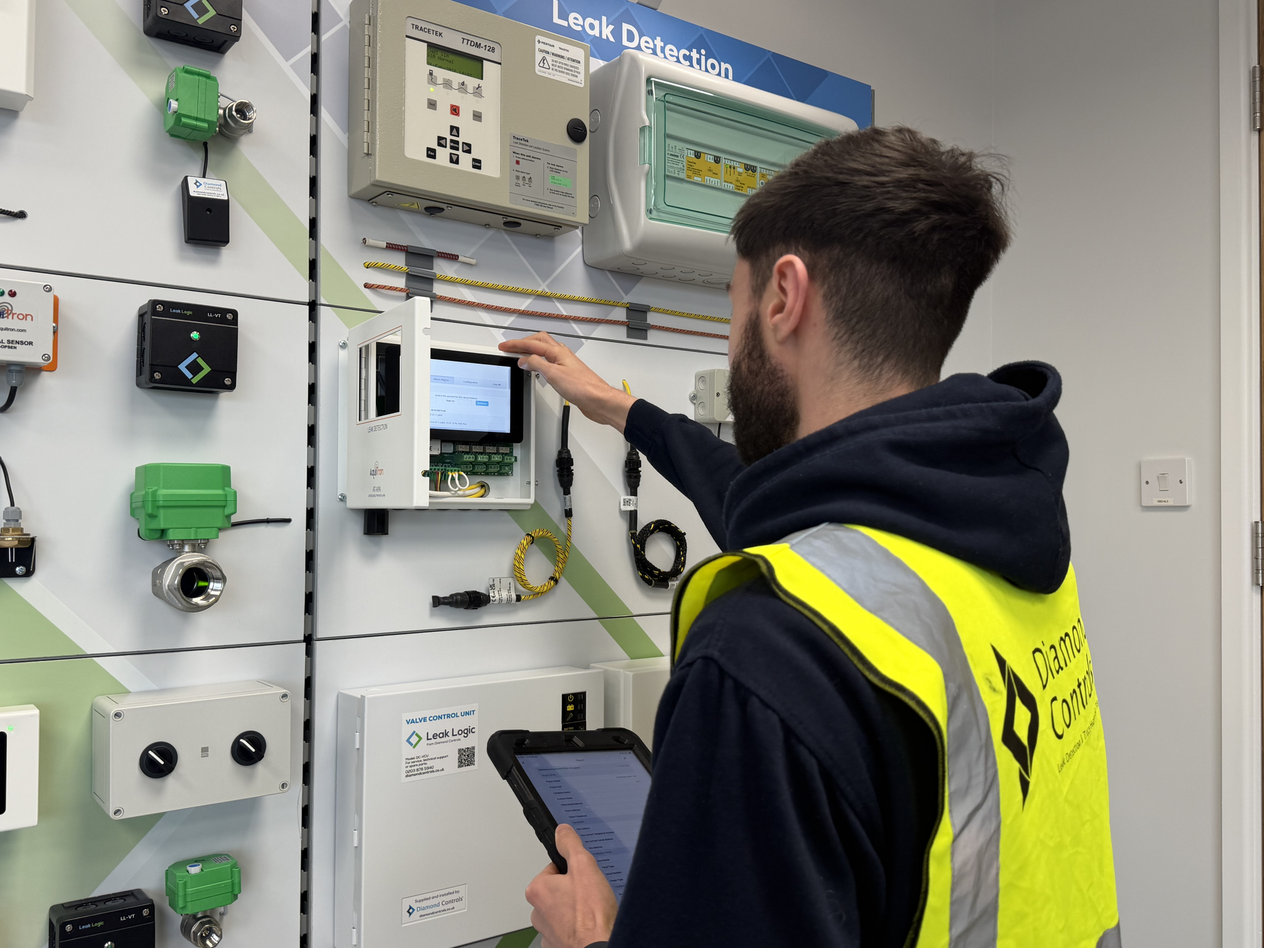Servicing of the panel